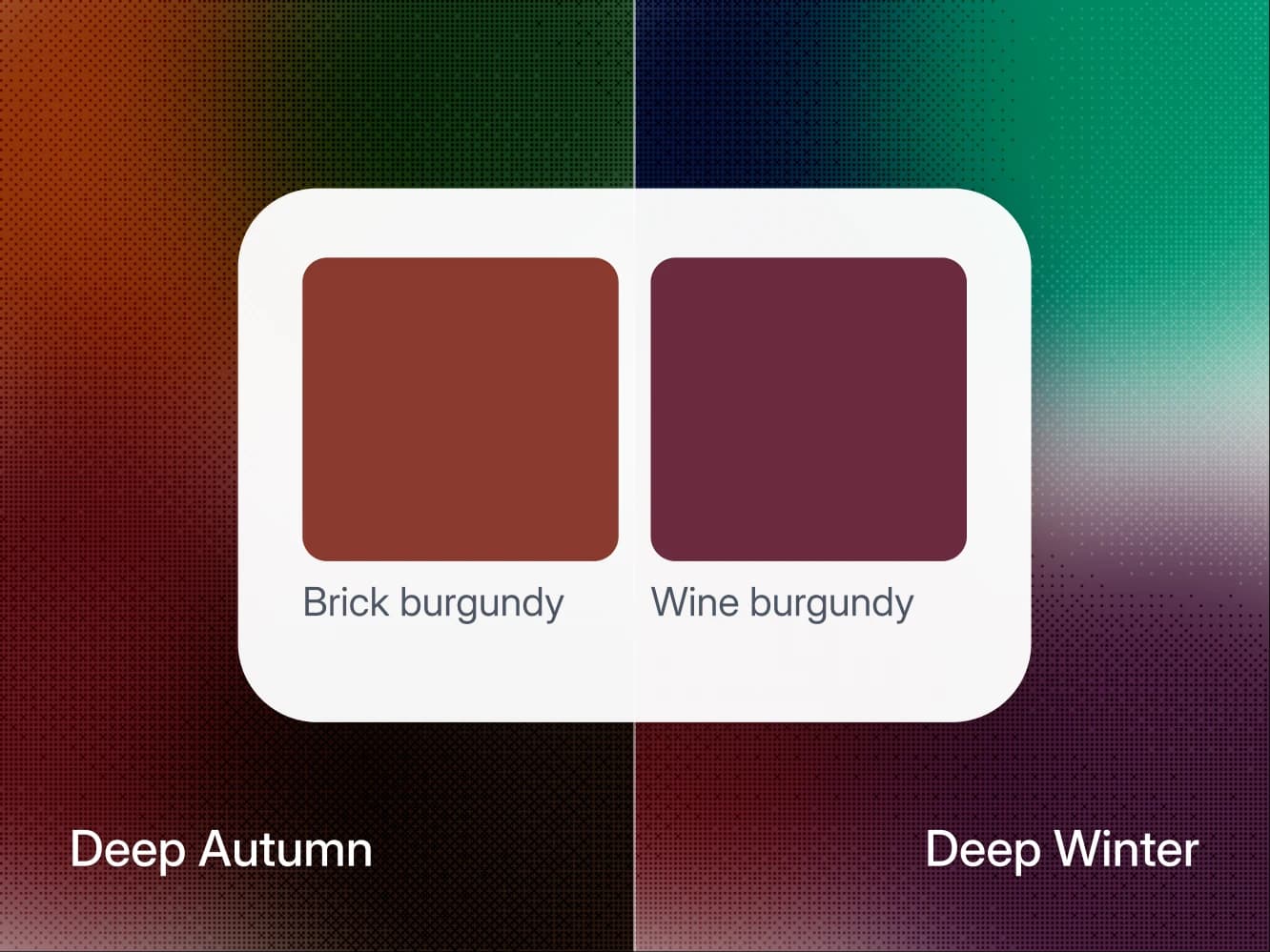 Deep Autumn vs Deep Winter: jak poznat, která z nich jsi