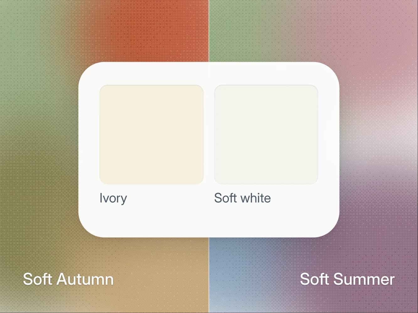 Soft Autumn vs Soft Summer: jak poznat, která je tvoje