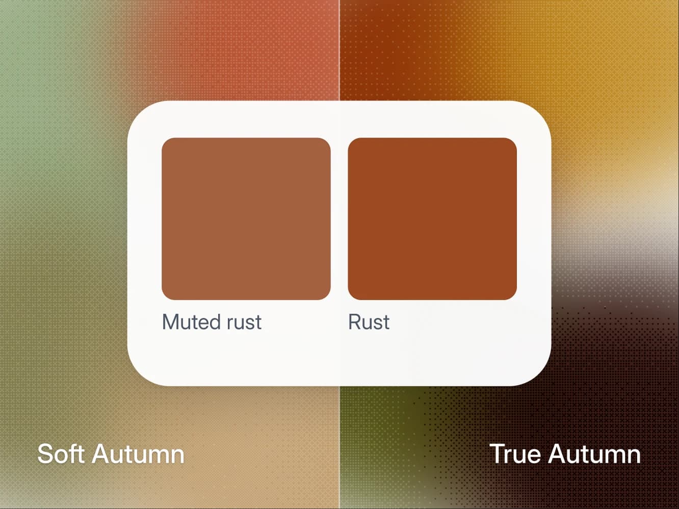 Soft Autumn vs True Autumn: jak poznat, kam patříš