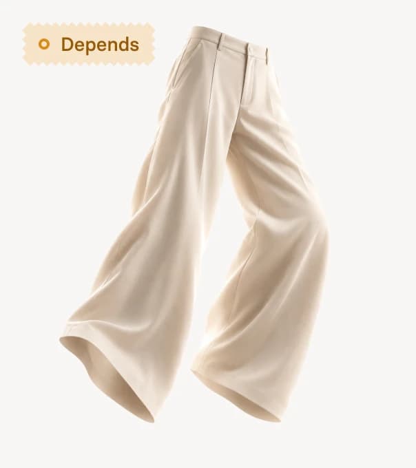 Weite Hose: Depends